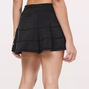 Lululemon Pace Rival Pleated Athletic Black Skort Skirt. Size 6